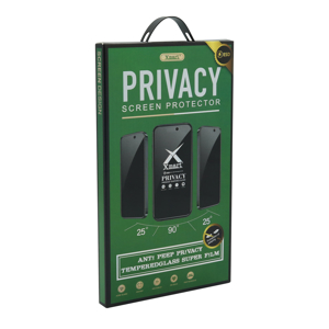 Slika od Folija za zastitu ekrana GLASS X mart 9D PRIVACY za iPhone 13/13 Pro/14/16E (6.1)